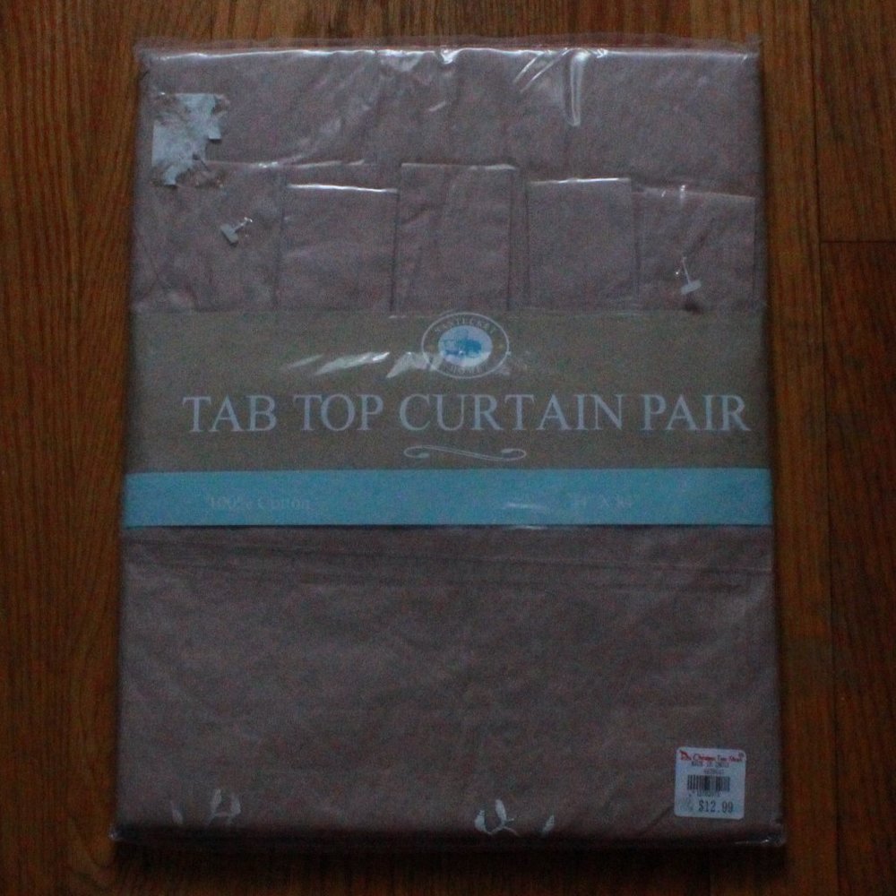 Nantucket Home Sheer Floral Tab Top Curtain Pair